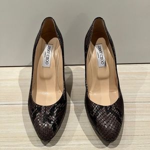 Jimmy Choo Snakeskin Animal Print Pumps